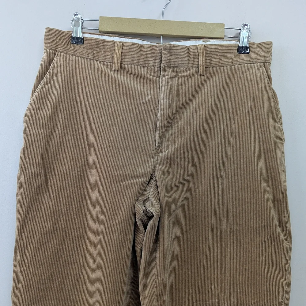 Vintage Polo Ralph‎ Lauren Tan Khaki Corduroy Pants Old Money Mens